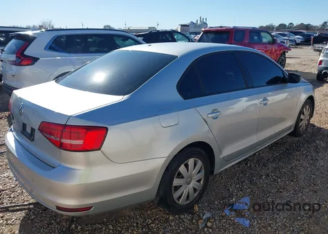 2015 Volkswagen Jetta 2.0L S from USA, damaged, VIN 3VW1K7AJ0FM279273